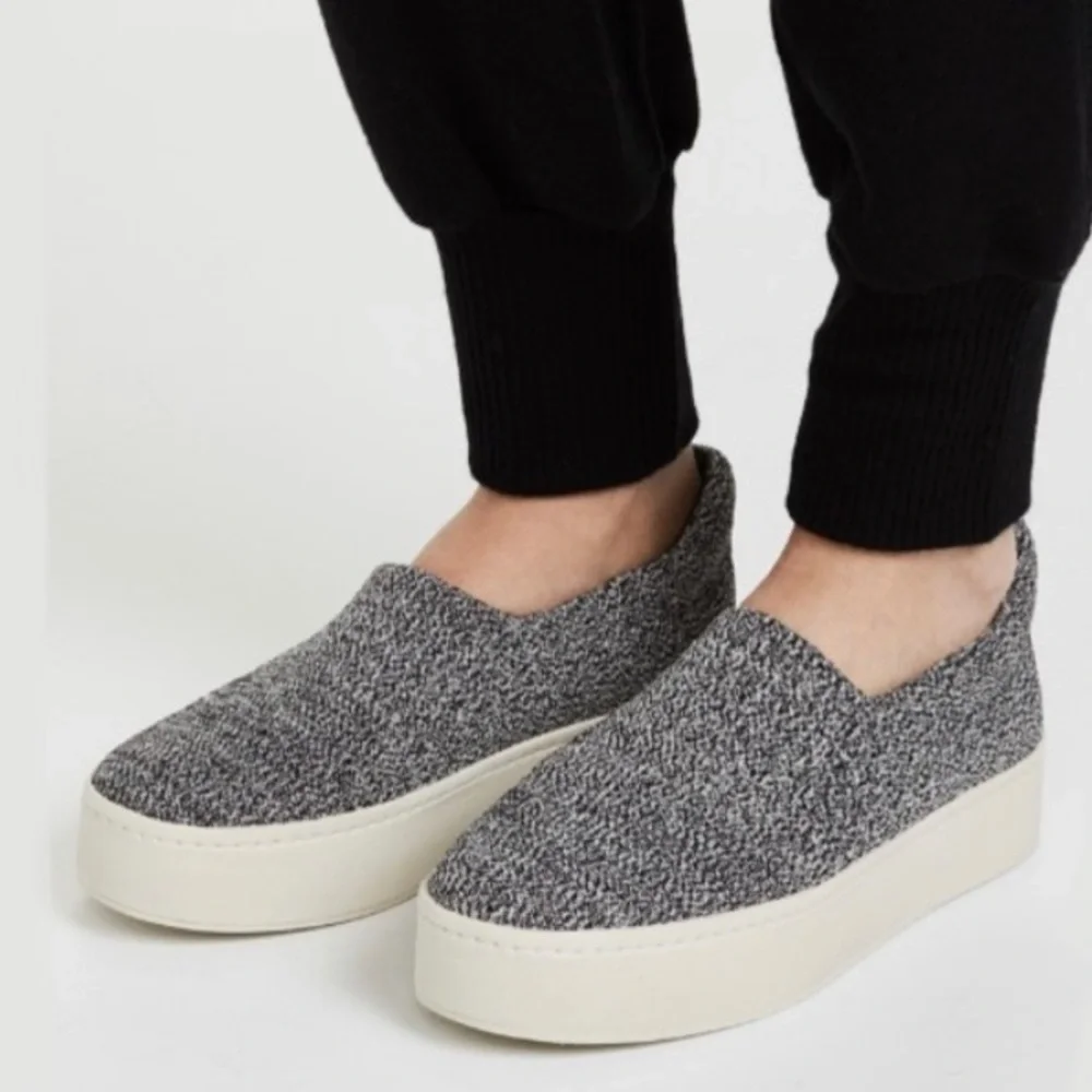 Vince Walsh Platform Slip On Sneaker in‎ Marl Grey Size 7.5